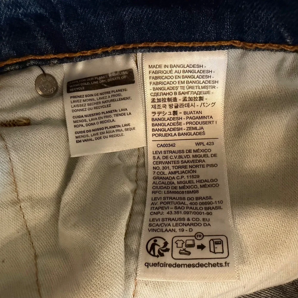 Levis 505 Regular Fit Jeans Mens 32x29 Medium Wash Blue Straight‎ Leg 00505-3171